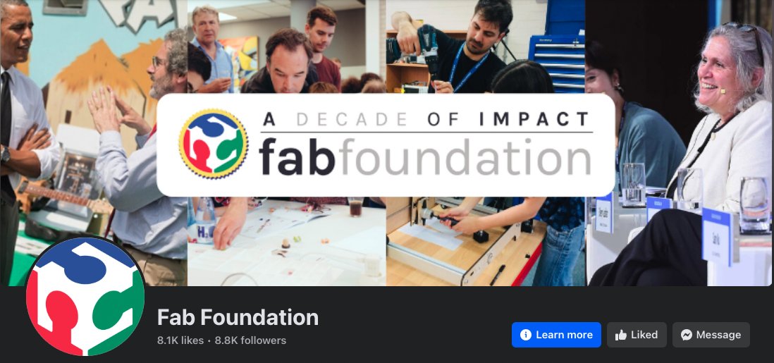 🌐 We're Social Everywhere! 🌐 Like our #FacebookPage for engaging content, community, and discussions. 👍 Connect with us here: facebook.com/fabfndn #FabLabNetwork #FabFndn