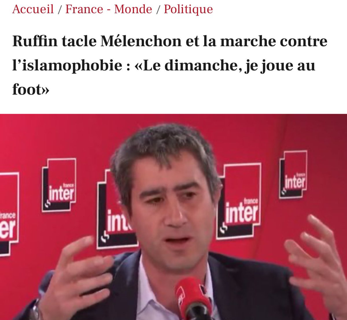 Il a plus foot le dimanche ?