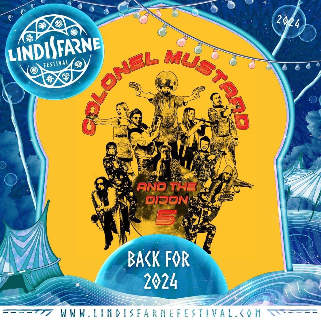 They’re baaacck!!! Yes pilgrims, guess who’s back at Lindi! We know you missed them last year so I can imagine the mustard flavoured joy your feeling right now! @colonel5mustard we missed you 😘💛 #NorthEast #festival #Edinburgh #Glasgow #Northumberland #Berwick #festival