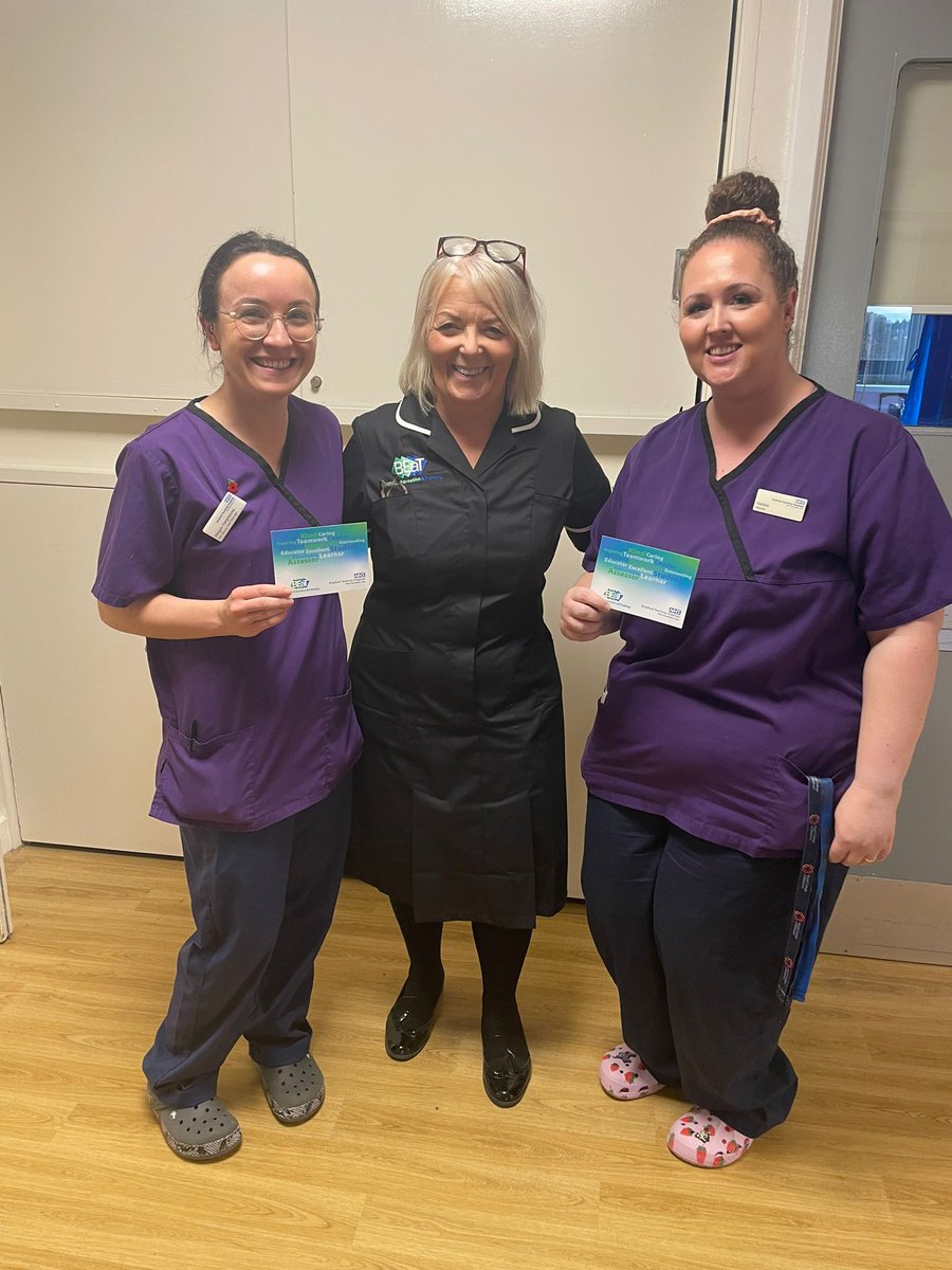 Practice Educators (@bthftpracticeed) on Twitter photo Practice Educator Teresa delivering positive feedback from students. To midwives Megan and Natalie. Megan "has gone out of her way to check in and offered support above and beyond her role" 👏👏
(see Natalie's on a prev post) #supportingstudents <a href="/BTHFT_OMS/">💙 BTHFT OMS Programme 💙</a> @Mel_Pickup Practice Educator Teresa delivering positive feedback from students. To midwives Megan and Natalie. Megan "has gone out of her way to check in and offered support above and beyond her role" 👏👏
(see Natalie's on a prev post) #supportingstudents <a href="/BTHFT_OMS/">💙 BTHFT OMS Programme 💙</a> @Mel_Pickup