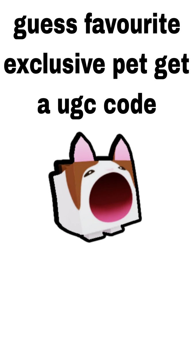 Asht0n_playz's tweet photo. Guess it for prize!
#Roblox #rtc #robloxugc #RobloxFreeROBUX #robux #robuxgw #robloxgw #robloxgiveaways #robloxgiveaway #freerobux #giveaway #psx #petsimulatorx #roblox #petsimx #petsimulatorxgw #petsimxgw #obbyforacode #obbyforafreecode #RBLX #PSX #GFX #ROBLOXCONGO https://t.co/f6LIIaRXa6
