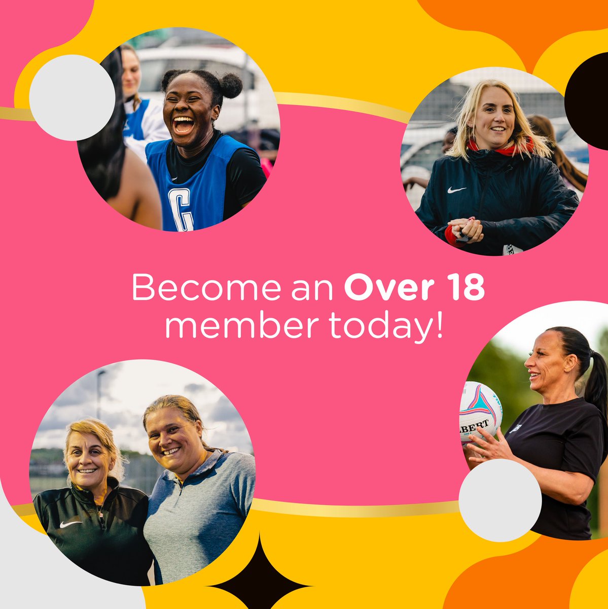 Interested in accessing the NETBALLHer Learning Offer but are a Social and Supporting member, or not yet a member for 2023-2024? 🙋‍♀️
 
Enquire about upgrading your membership or joining the Over 18 membership here ⏩ bit.ly/49hFZNi