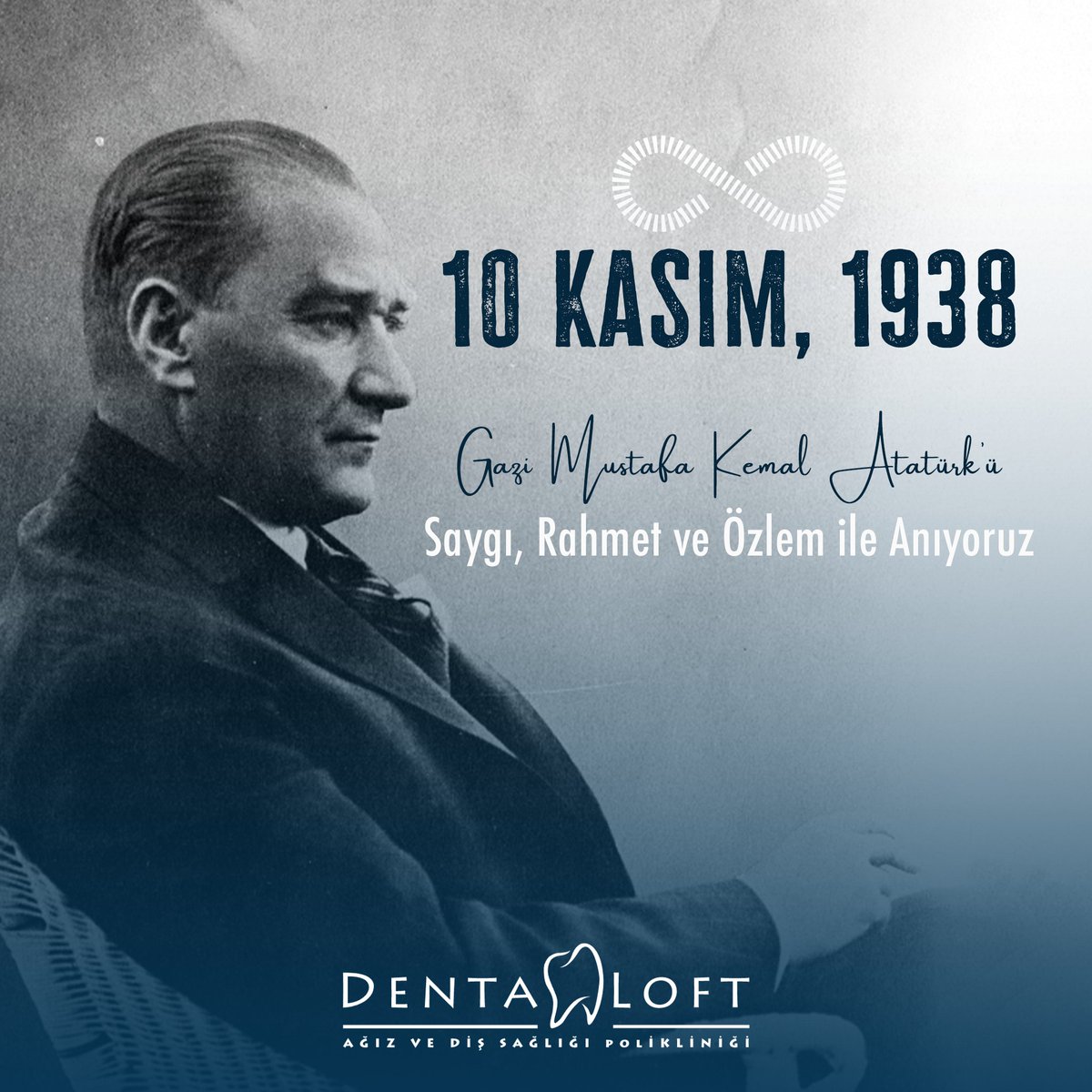 Gazi Mustafa Kemal Atatürk'ü Saygı, Rahmet ve Özlem ile Anıyoruz 

#10kasım1938 #mustafakemalatatürk #özlemleanıyoruz