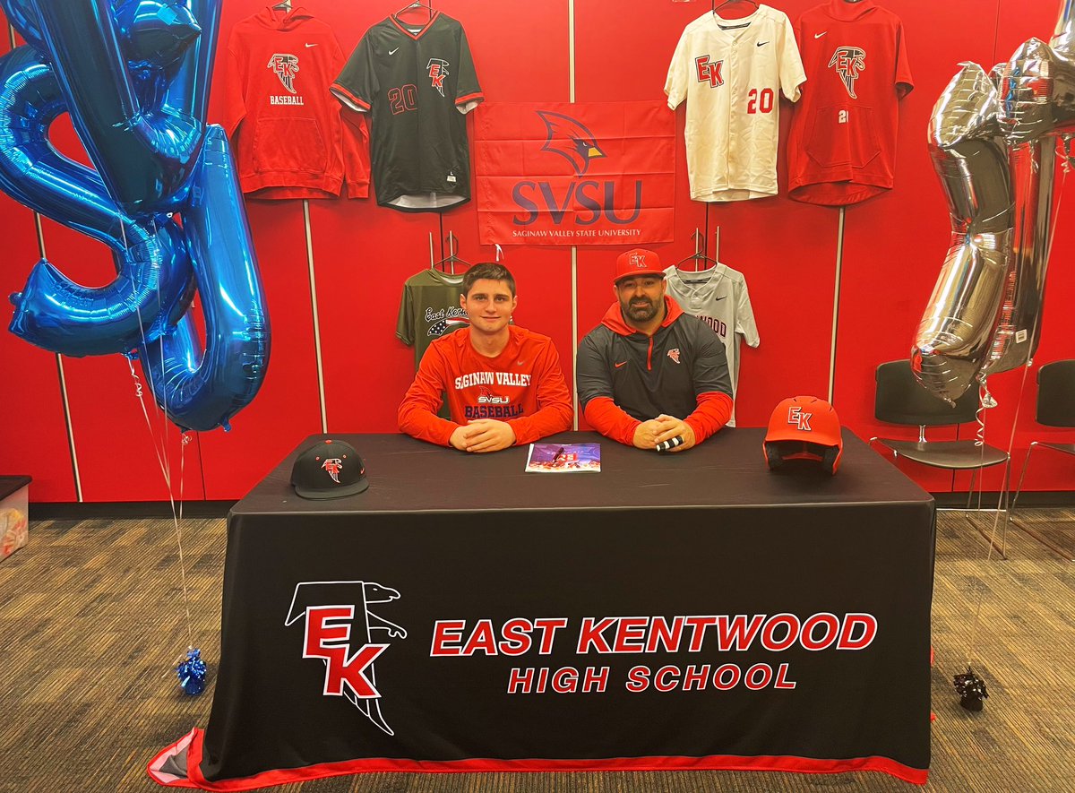 East Kentwood Baseball (@east_kentwood) on Twitter photo Great Day for East Kentwood Baseball ! Congratulations <a href="/Casey_Joppie/">Casey Joppie</a> <a href="/DaveJoppie20/">Dave Joppie</a> <a href="/svsubaseball/">SVSU Baseball</a> SVSU Baseball Letter of Intent โ
 Great Day for East Kentwood Baseball ! Congratulations <a href="/Casey_Joppie/">Casey Joppie</a> <a href="/DaveJoppie20/">Dave Joppie</a> <a href="/svsubaseball/">SVSU Baseball</a> SVSU Baseball Letter of Intent โ