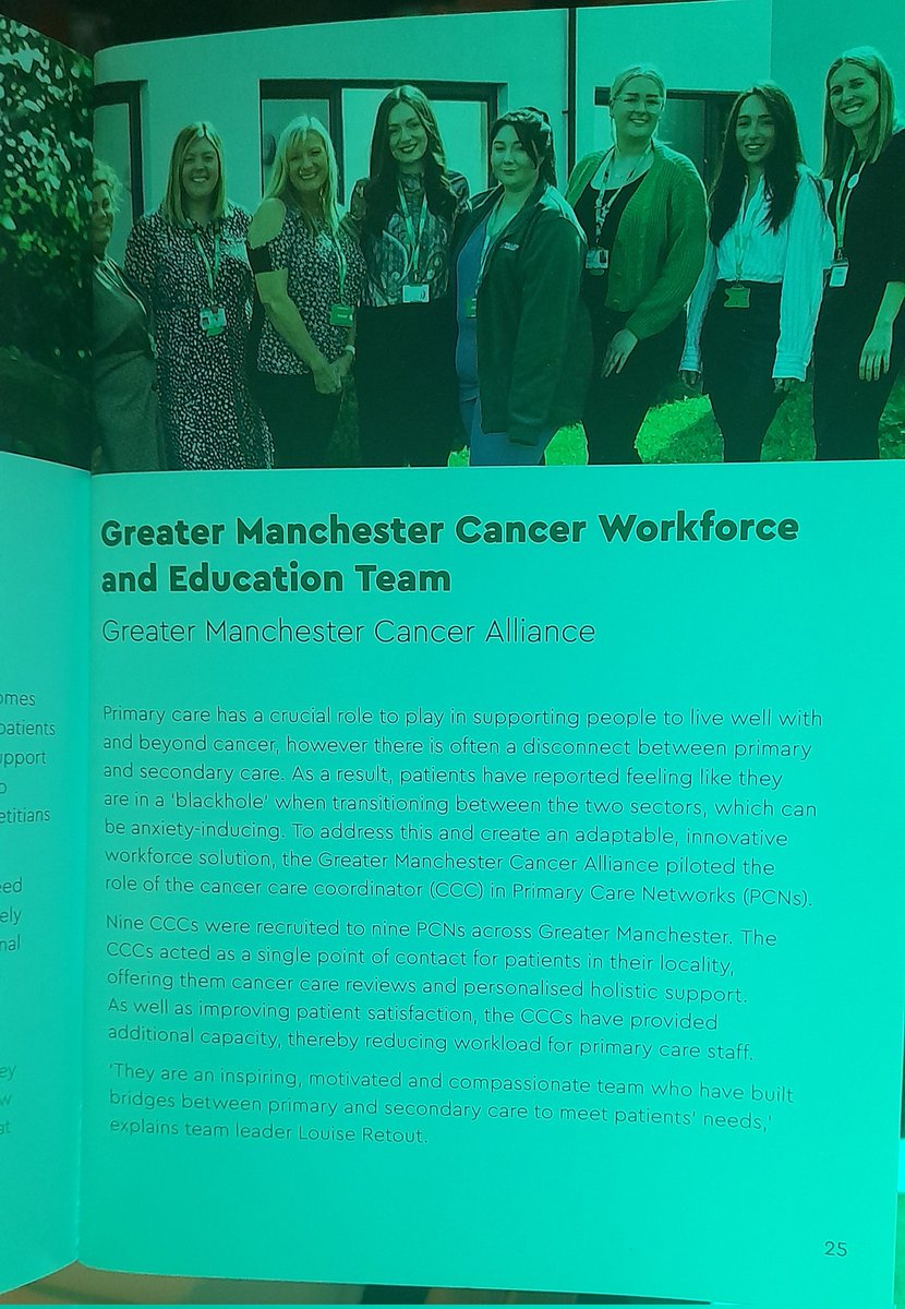 <a href="/LouiseRetout/">Louise Retout</a> and the amazing cancer care coordinators who went above and beyond for their patients #MacmillanProfessionals