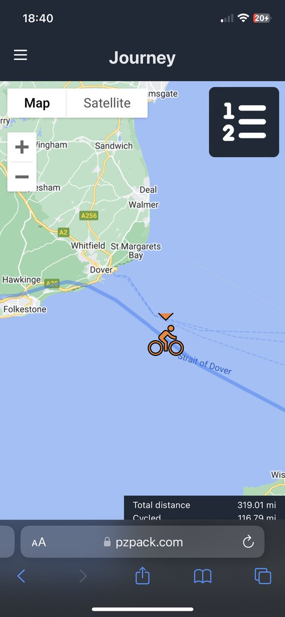 My virtual riding challenge has me in the middle of the challenge. Please donate to <a href="/NickAlexanderMT/">The Nick Alexander Music Trust ⚡</a> if you feel able to encourage me on my way to Paris.