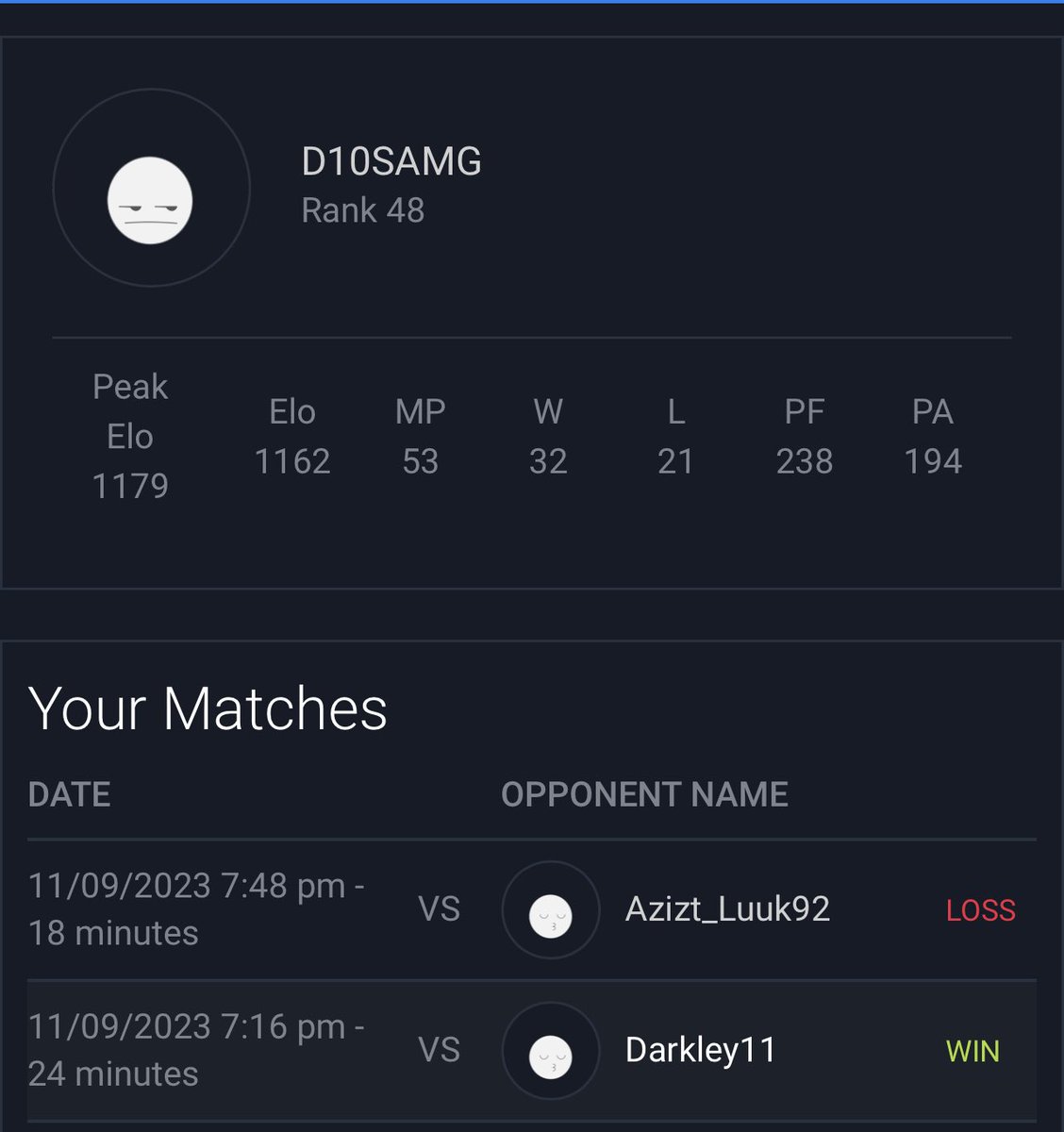 Hoy solo he podio jugar dos, mañana mas