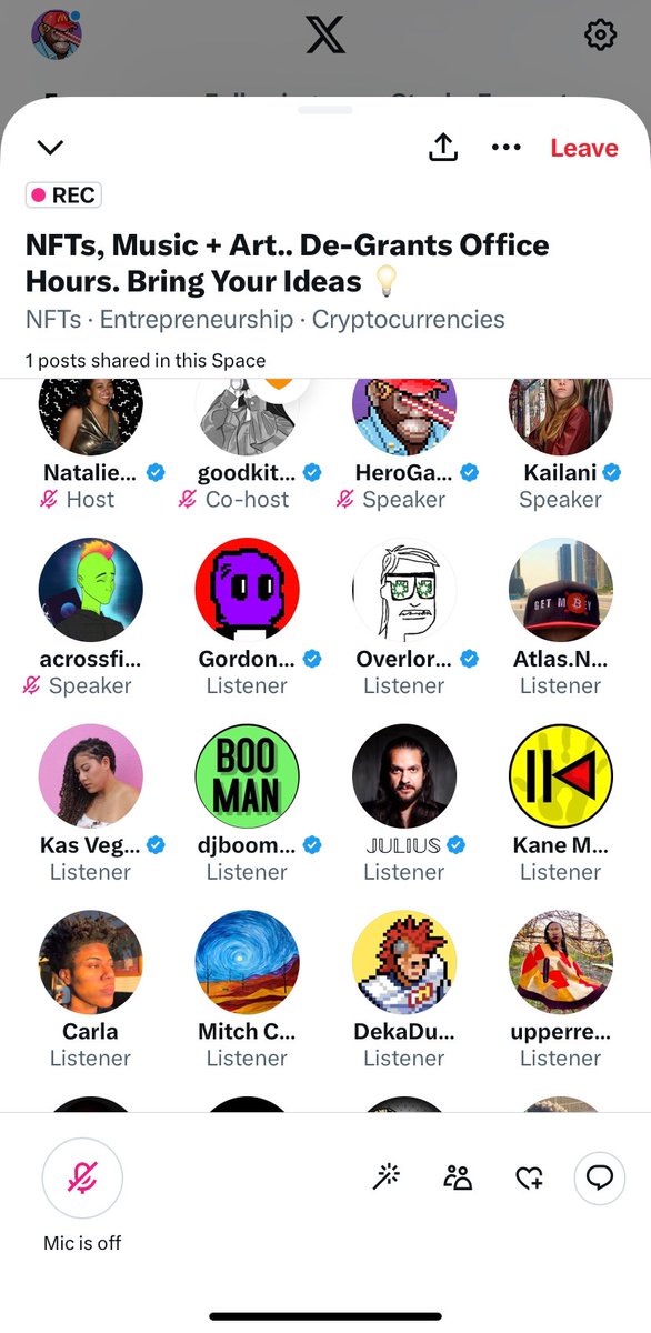 herogamer21btc's tweet image. 🌟Another full house! 
Come share your grant idea, or even just how we can support you in any ways. @NatalieCrue @thiskittyisgood @kailanibtc @AcrossFireX