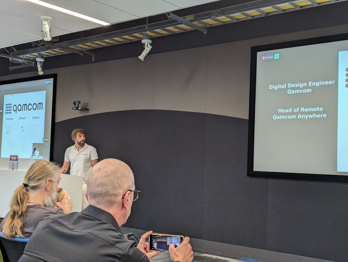 FlorianWoh's tweet photo. @OlofKindgren @CHIPSAlliance @FossiFoundation @antmicro Cool, @OlofKindgren speaking about FuseSoC package manager which is also used by #OpenHW #Chipsallianze and many others, a package manager for IP
#semiconductor #fusesoc @FossiFoundation https://t.co/vdxvhRQRCH
