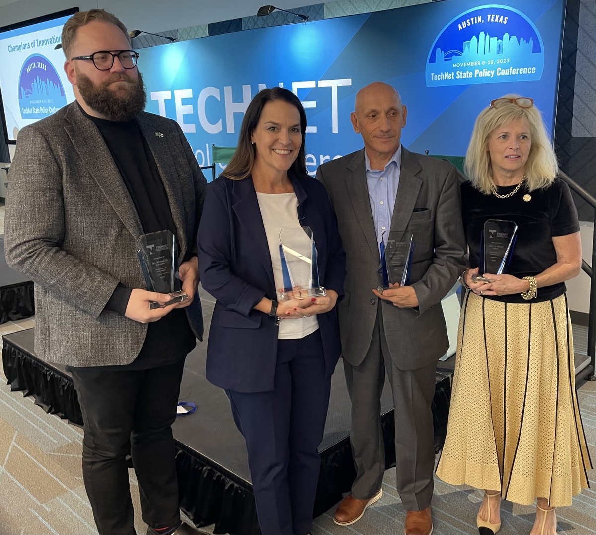 TechNetUpdate's tweet image. TechNet's Champions of Innovation promote policies that advance innovation and strengthen our economy. Congratulations to our 2023 winners, including @CournoyerIA, @LizBrownUS, @SenMarkoLiias, and @SenLouDiPalma. See all of our winners here: bit.ly/40vas6C