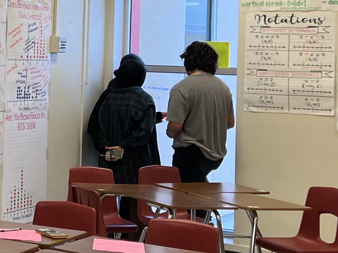 Thanks to the PD with Ms. Casas and Ms. Koenig, I finally gave BTC a try! <a href="/MacArthurCards/">MacArthur HS</a> AP Stats class in action. <a href="/iInstructIrving/">Irving ISD C&I</a>