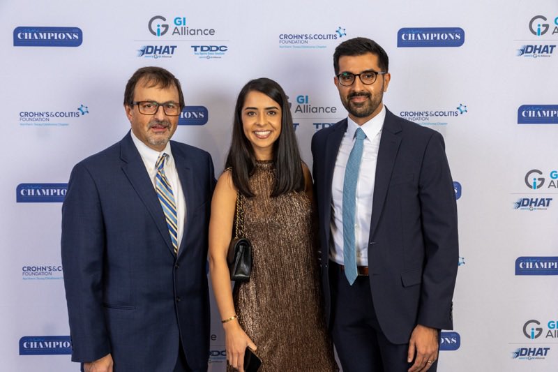 A great evening celebrating the <a href="/CrohnsColitisFn/">Crohn's & Colitis Foundation</a> Night of Champions with <a href="/FicheraAlessand/">Alessandro Fichera</a> <a href="/ramanjotkang/">Ramanjot S. Kang, MD</a> 

Congrats to <a href="/TDassopoulos/">Themos Dassopoulos</a>, physician of the year!

<a href="/bswhealth/">Baylor Scott & White Health</a> <a href="/BCryer/">Byron Cryer</a>
