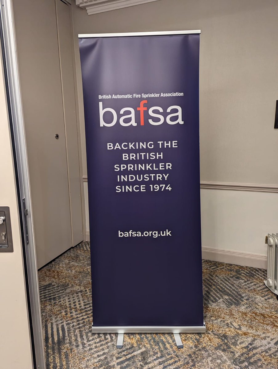 CheshireBFS's tweet photo. Our Business Safety Manager Tracey Carter is attending the annual #BAFSA conference to network with colleagues. Discussions on the benefits that #sprinklers add to the business community. https://t.co/CbzkFo70dB