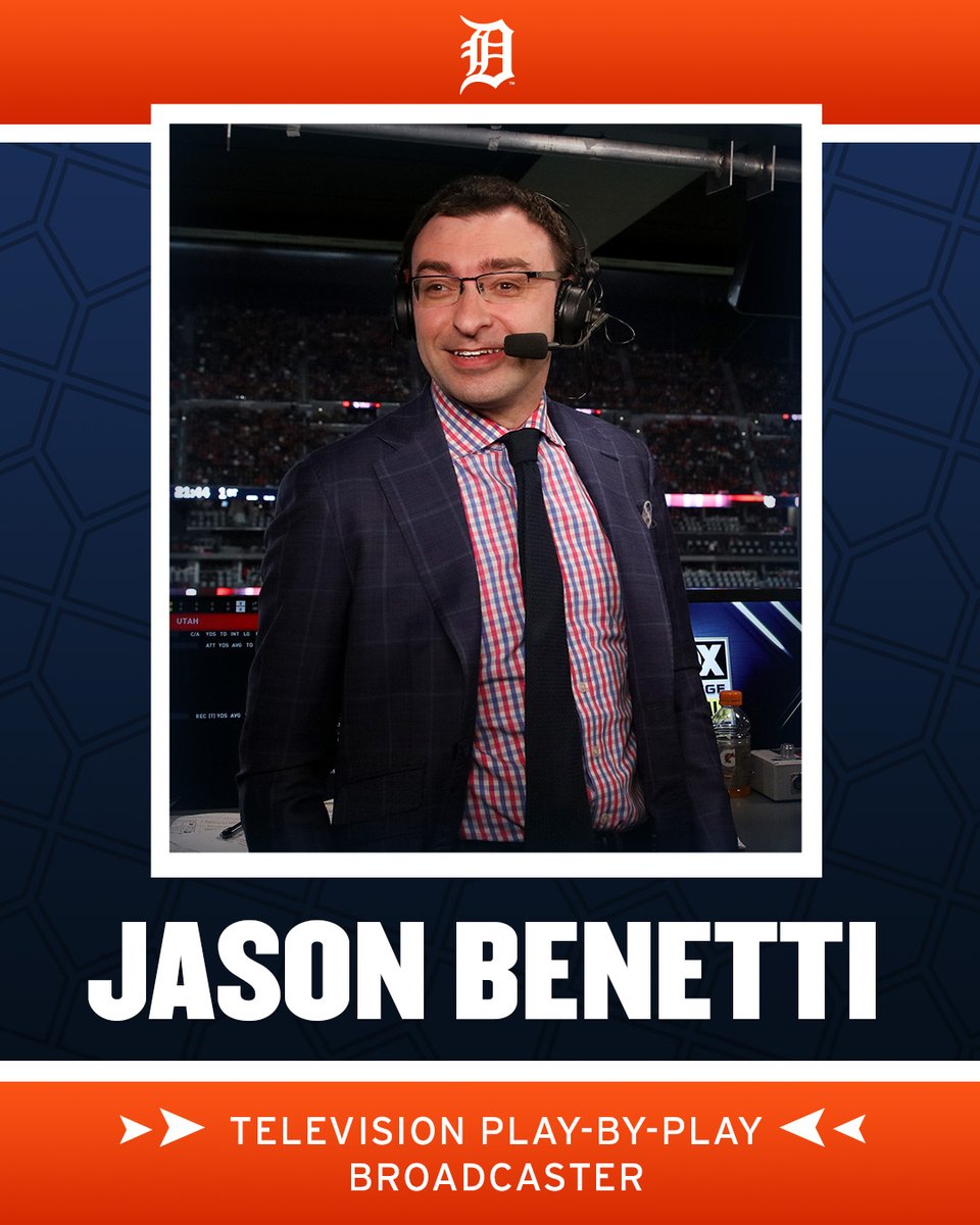 One of the top voices in sports is coming to the 313! Renowned broadcaster @jasonbenetti has inked a multi-year contract to be our television play-by-play announcer. 🔗: ilitchnewshub.com/2023/11/tigers…