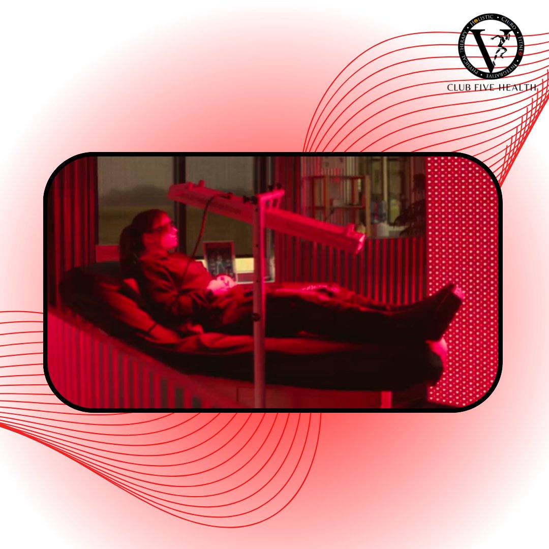 Not only in fashion, but in healthcare as well, Red is the new hot!

Heal in the aura of this intoxicating light.

#Clubfive #clubfivehealth #redlightherapy #healingispossible #recovery #greenbay