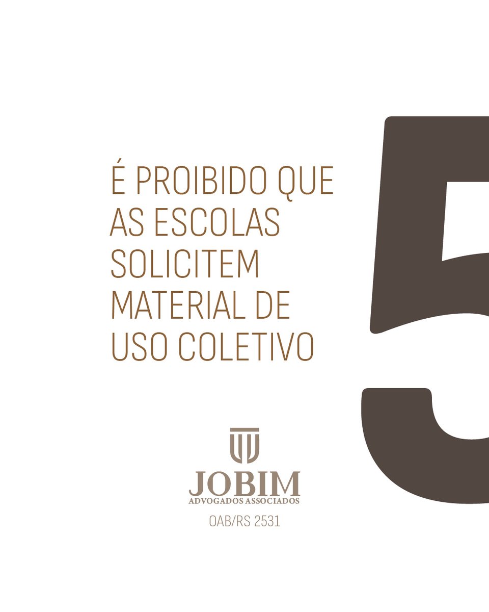 JobimAdvogados's tweet image. #DireitosDesconhecidos #InformaçãoÉPoder #JobimAdvogados
