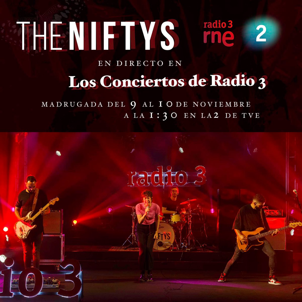 The Niftys en Los #Conciertos de Radio 3 conciertosalbacete.blogspot.com/2023/11/the-ni… #Radio3