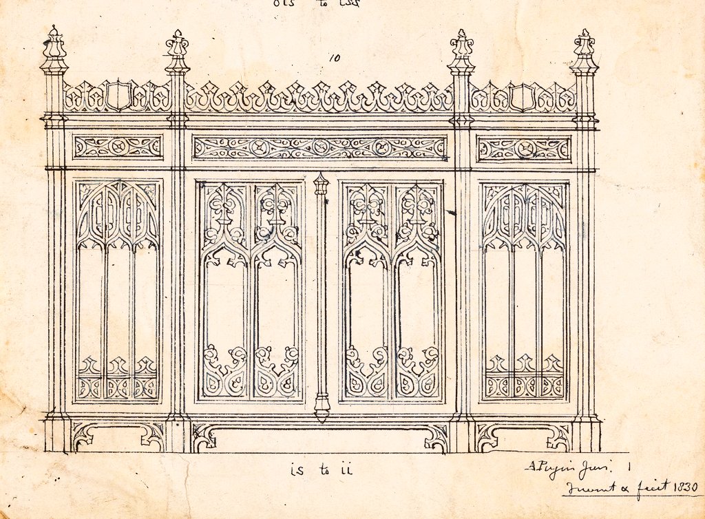 Pugin_awn's tweet photo. #Design for a #GothicScreen. #AWNPugin. 1830. @YaleBritishArt
Signed and dated, lower right: "A Pugin Juni | Invenit et fecit 1830".
#pugin #augustuspugin #gothicrevival #gothic #gothicrevivalscreen #gothicscreen #puginscreen #gothicrevivaldesign #pugindesign #medievalscreen https://t.co/ny12Hyuody