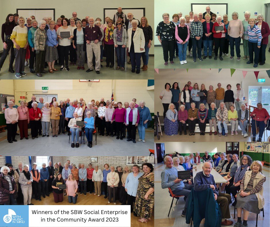 You may have seen that we recently were winners at the Social Business Wales Awards 2023, winning the ‘Social Enterprise in the Community’ category! We took our award around to all of our groups so that we could share it with our members, who are the reason we do what we do. 🥂