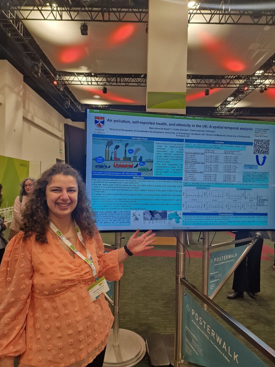 Here is my poster presentation on air pollutikn and health by ethnicity @EPHconference #EPH2023