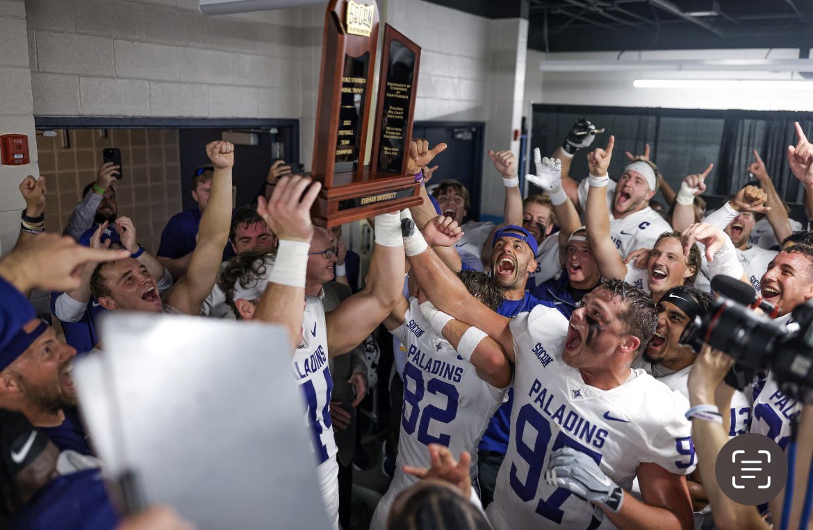 Commitment to the team 👇

Accountability/ integrity/ discipline/ toughness/ commitment/ sacrifice/ Effort/ Hard Work/ no excuses/ Leadership/ Attitude/ Serve

Commitment to details one rep at a time ! 

Process = results 

Embrace and love the grind!! 

<a href="/PaladinFootball/">Furman Football</a>