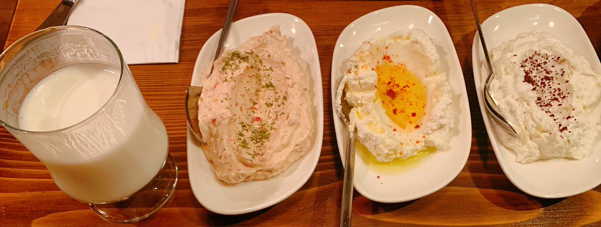 Dining in Turkey be like yogurt yogurt yogurt. Drinking yogurt,eating yogurt. It’s good I like yogurt.