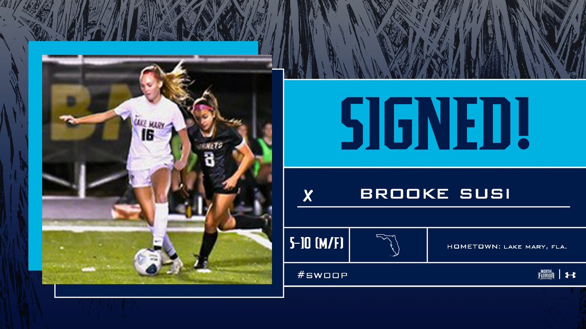 A versatile competitor out of Lake Mary, welcome to the #SWOOPLife Brooke ‼️

⚽️ Played club with Orlando City ECNL
⚽️ Captain at Lake Mary HS
⚽️ First Team All-District
⚽️ Helped Lake Mary to first district title in 15 years

#SoarHigher