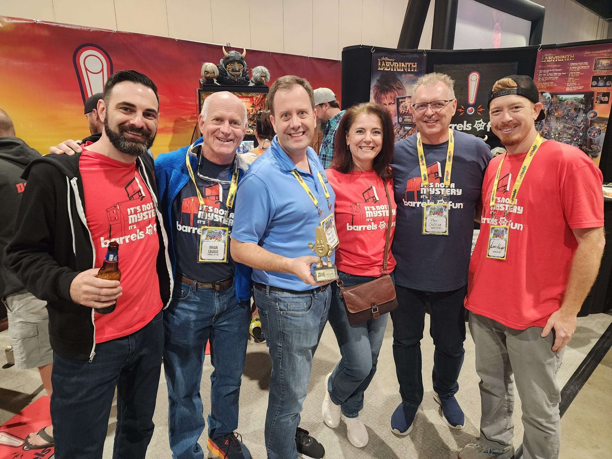 BoFPinball's tweet photo. Take a quick break from playing pinball at the Houston Arcade &amp; Pinball Expo this Saturday to meet the design team behind Labyrinth!

See you in the Speaker Seminar Room at 12:30pm CT.
https://t.co/wnFSl8TiZZ https://t.co/EVeS9BE7Ne