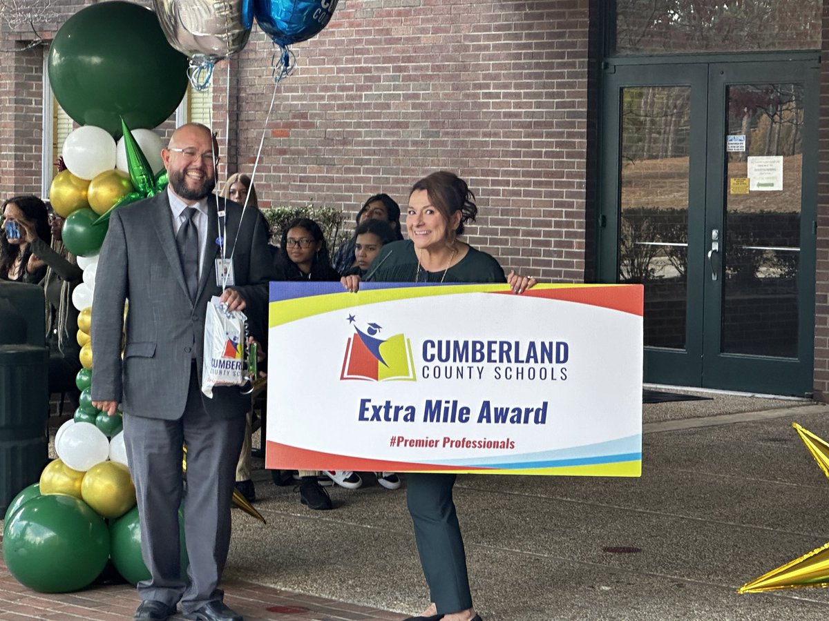 Congratulations Ms. Laura Moya! Winner of the CCS Extra Mile Award Recipient! We are very proud of you! Thank you for everything you do for PFHS!