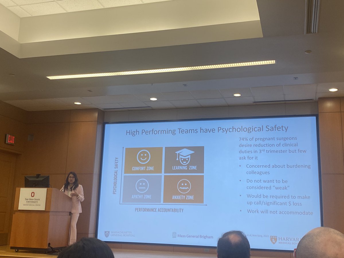 JuliaColemanMD's tweet photo. Amazing @OhioStateSurg Grand Rounds by @ErikaRangelMD for the Women in Surgery @DCaniano lectureship on how to protect the well being of surgeons &amp; surgeon families. A compelling call to action! 👏👏👏 shout out to @timpawlik for advancing #DEI at THE Ohio State https://t.co/NNF2ZbLq89