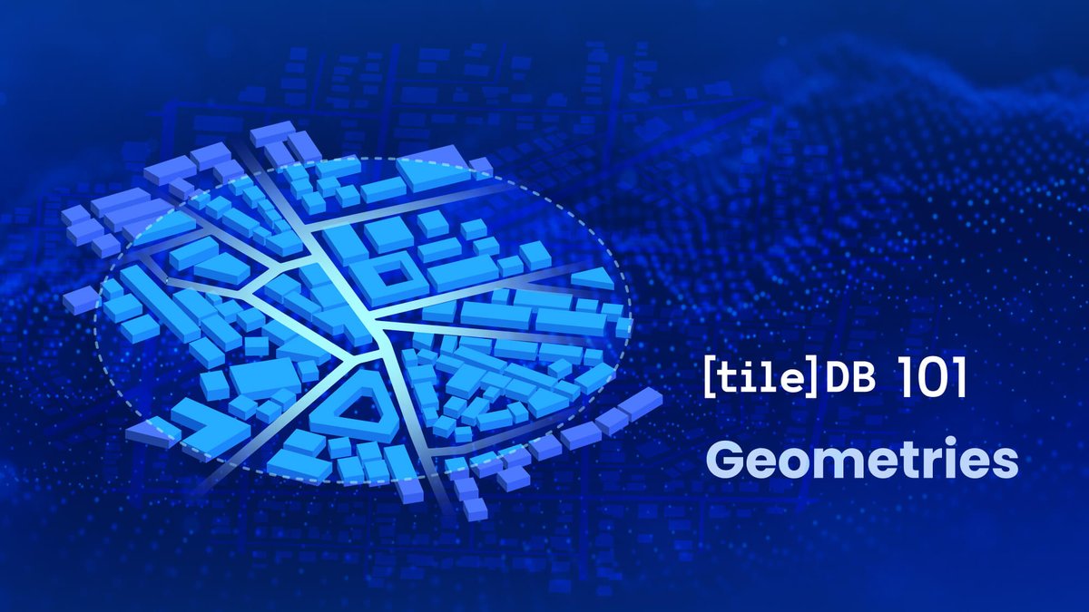 Learn how to work with geometries 🟦🔵🔷 (aka, #geospatial vector data) in TileDB, supercharged by native spatial indexing! In this article, <a href="/MargrietGr/">Margaritha Groenendijk</a> walks through intersect queries, as well as how to use geometries to query point cloud data 🤯 hubs.la/Q028cTFX0