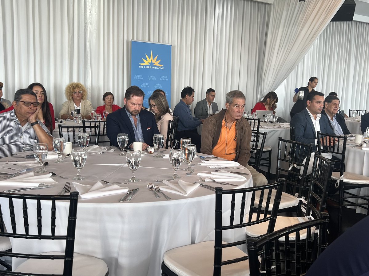 AFPFlorida's tweet photo. @LIBREinitiative and @LIBREflorida hosting the #Libreforum this morning in Miami. From workforce development to how Hispanics will shape 2024, so many great speakers in one place sharing their opinions with the group. https://t.co/d2vP6zJTQY