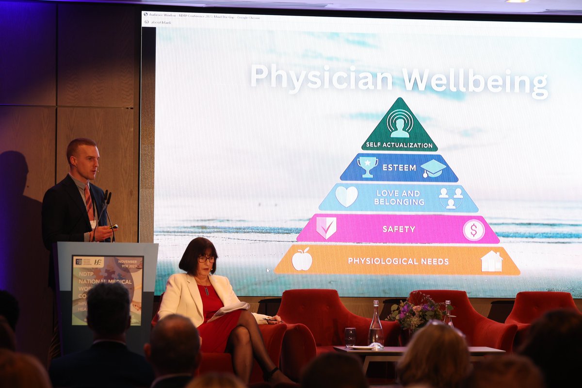 In this session, National Lead NCHD @NLNCHD Dr Seán Casey speaks on the importance of Physician well being.

 #NDTPConf23