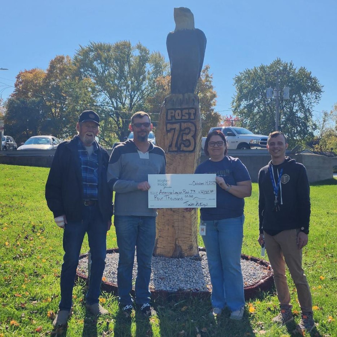 Every quarter, each Timber store nominates a non-profit to receive a grant. The theme for Q3 is Giving Back to Veterans and our stores chose some great organizations to receive these big checks! Learn more about our giveback here: higherhopesgiving.org Happy Veterans Day! 🇺🇸