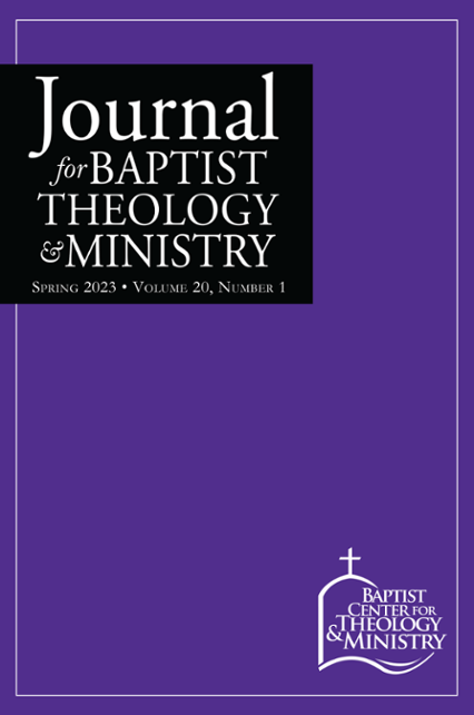 TGDoughty's tweet photo. JOURNAL FOR BAPTIST THEOLOGY &amp; MINISTRY
FALL 2023 (20.2) ISSUE RELEASED
Great news, everyone! The newest issue of JBTM is out and available at https://t.co/Sbq8v08wjV
Read this constructive issue, written for Baptists and non-Baptists, scholars and ministry leaders alike. https://t.co/x1BoMTRKCw