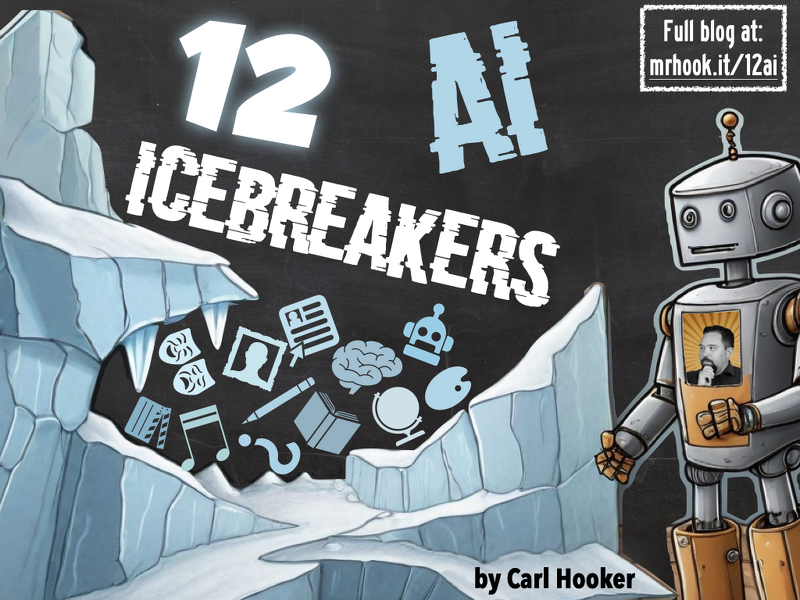 Looking for clever ways to introduce various AI tools to your staff or students? Check out these 12 "AI-Enhanced" icebreakers for your next class or workshop.

hookedoninnovation.com/2023/11/07/12-…