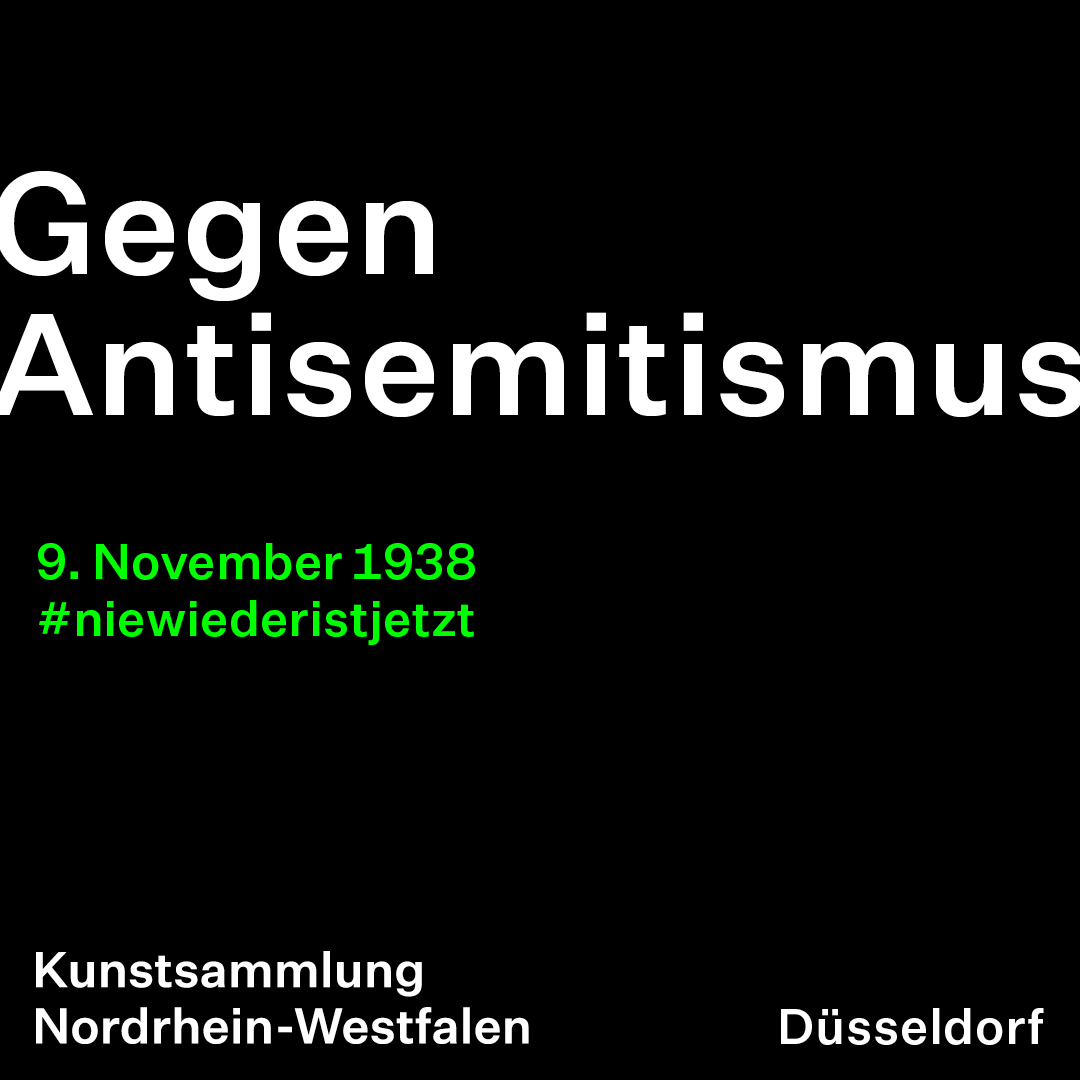 kunstsammlngnrw's tweet photo. #Wirgedenken #Heutevor85Jahren #NieWiederIstJetzt #gegenantisemitismus https://t.co/WYgBO7Hbeq