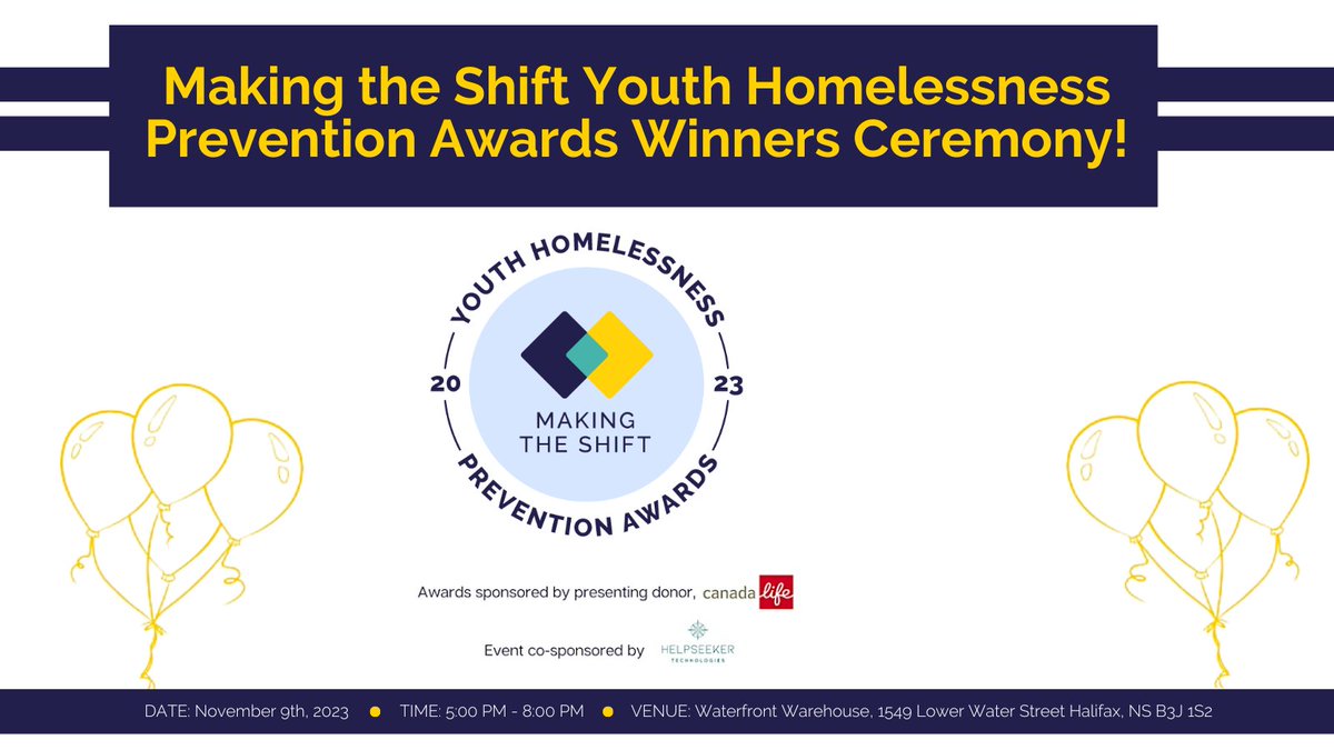 Come and celebrate the winners and honourable mentions of the 2023 #MtSPreventionAwards TONIGHT. During the event, you will get a chance to meet the awardees and learn how their initiatives have accelerated #YouthHomelessness prevention in Canada: bit.ly/3FbVtVi