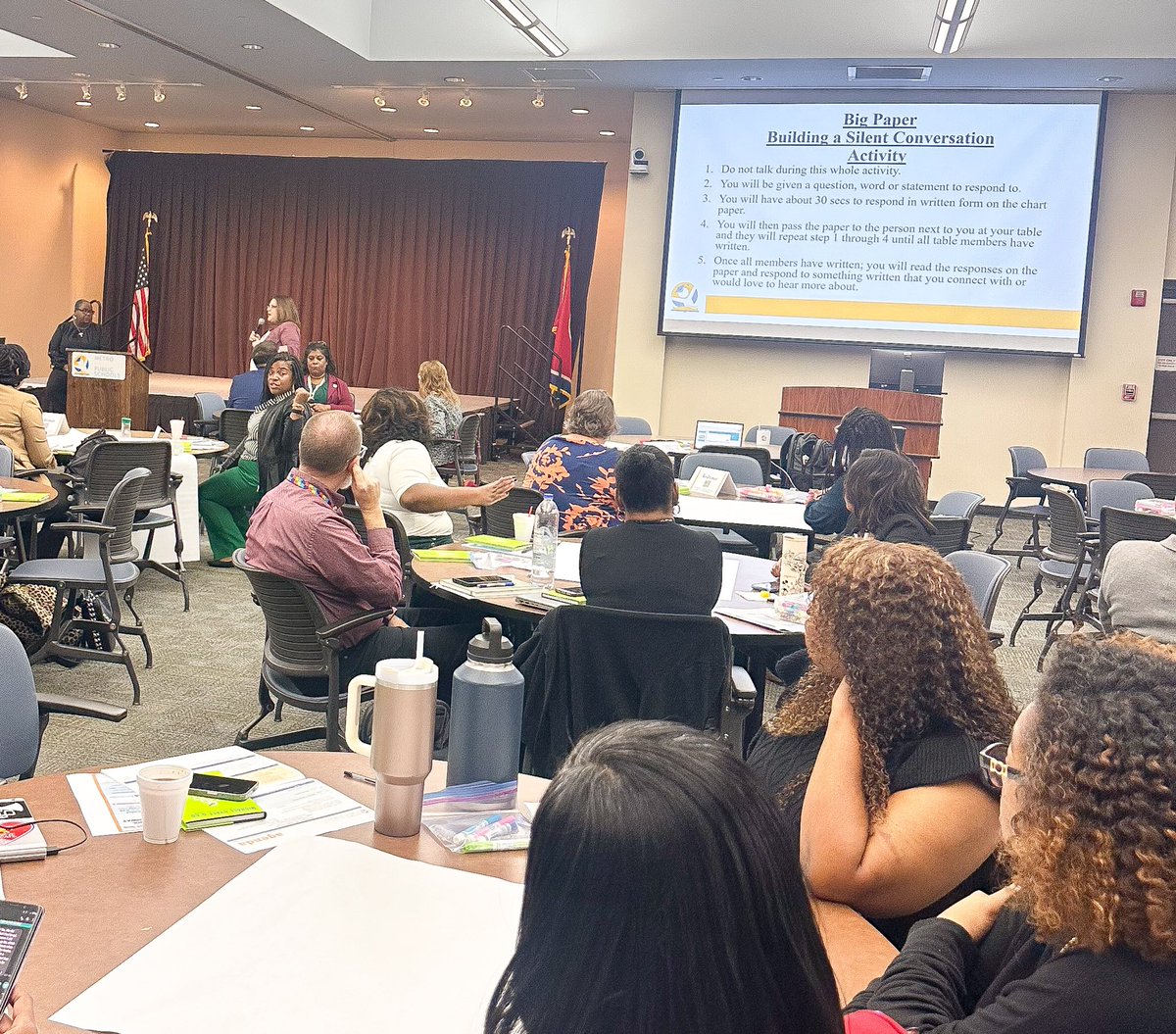 StephanieWyka's tweet photo. It’s a great day to have a great day at @MetroSchools Principal Leadership Network! We’re starting off with focusing on our stance of thankfulness during our Welcoming Ritual facilitated by two of our middle school principals. #leadMNPS https://t.co/okdLEhnkiZ