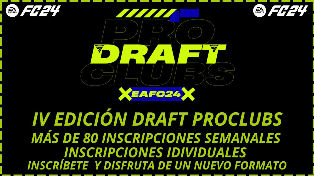 🤙 Inscripciones abiertas

⚽️ IV EDICIÓN DRAFT

📅 VIERNES 10/11/2023

💨 No esperéis al último día...

📝 RELLENA EL FORMULARIO
👇👇👇👇👇👇👇👇👇👇
forms.gle/XcrQ2BBKGoJiKu…