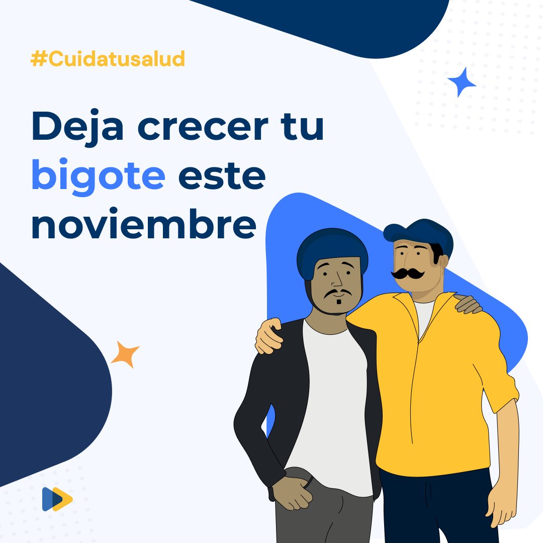 Desafío: Este noviembre deja crecer tu bigote para iniciar conversaciones significativas sobre la importancia de cuidar la salud física y mental masculina y socializar nuestras emociones con nuestros seres queridos.

Tu bigote puede hacer la diferencia 💪

#NippyMovember