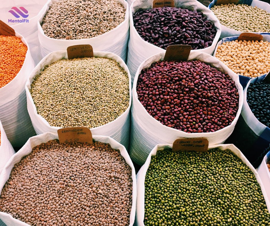 Legumes - like lentils, chickpeas & beans - are rich in protein and complex carbohydrates, providing a steady supply of energy. BONUS - they contain important nutrients like folate and zinc which are linked to mood regulation.

#mentalfit #nutrition #moodfood