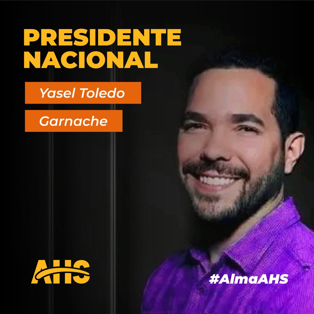 🙋🏻‍♀️ Hoy comenzamos la serie #AlmaAHS, un grupo de publicaciones en torno a la nueva Dirección Nacional y el rumbo de nuestra asociación luego del #4Congreso.

👤Te dejamos con el presidente, Yasel Toledo Garnache y algunos de sus datos biográficos más relevantes.
👇🏻
