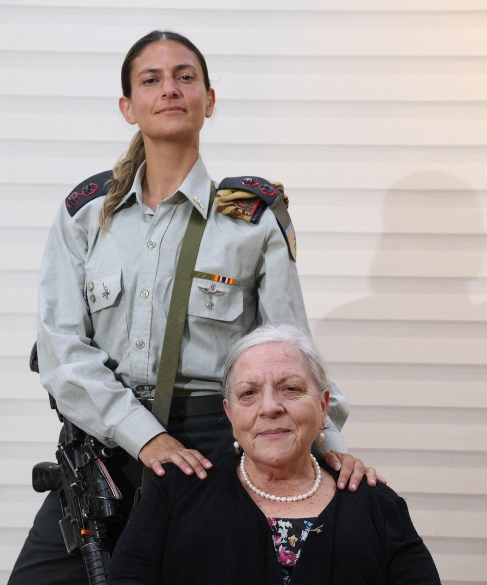IDF's tweet image. This is LTC Or Ben Yehuda, commander of the Caracal Battalion, whose troops successfully eliminated approximately 100 Hamas terrorists—ultimately saving countless lives.

Heroism appears to be a family tradition, as her mother earned a military commendation 50 years ago for…