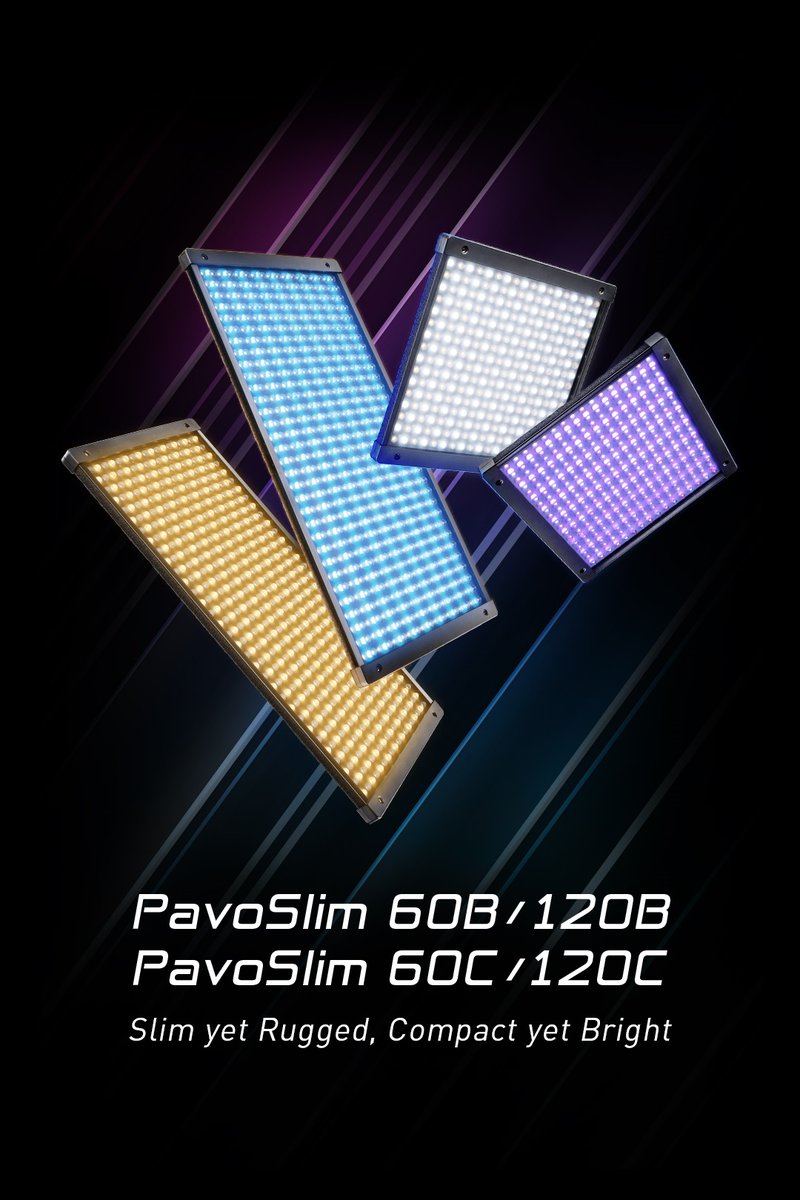 NEW!! Nanlite Pavoslim Bi-Colour &amp; RGBWW LED lights... get in touch to find out more and place your order!