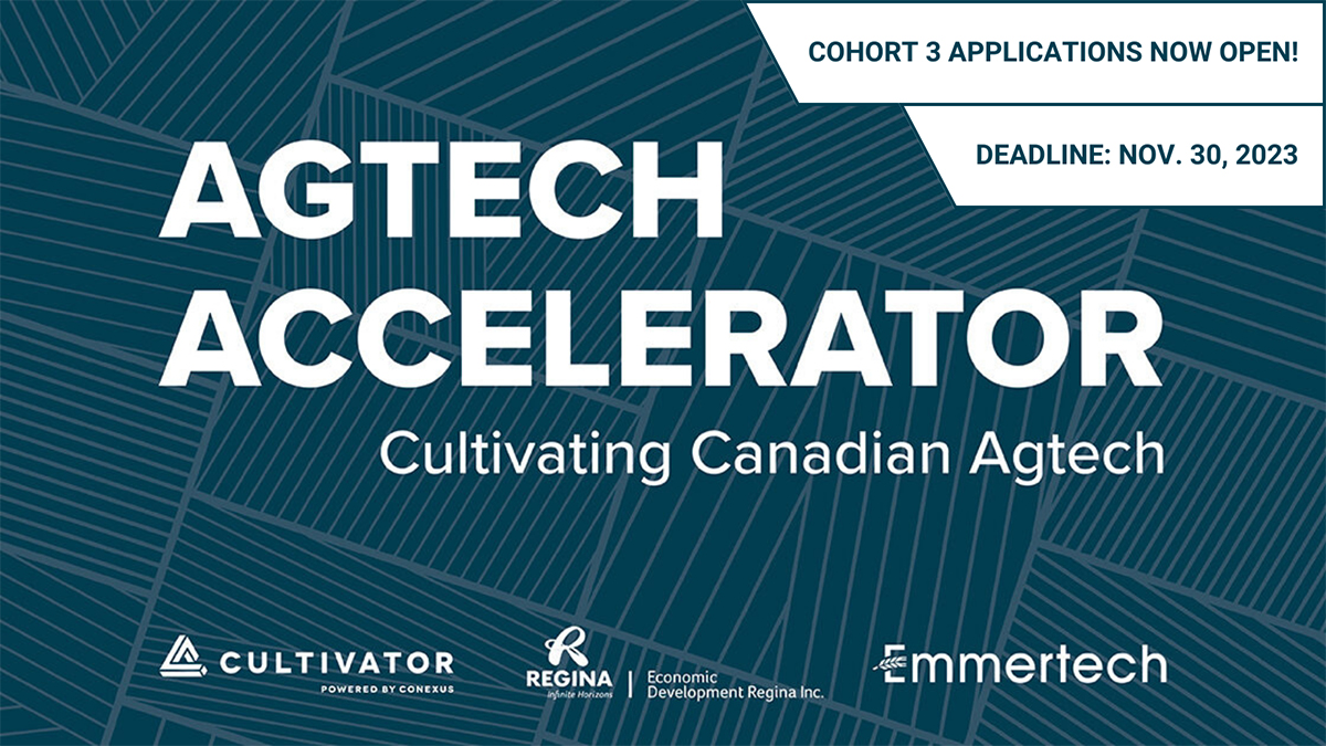 Applications are OPEN for the 3rd cohort of AGTECH ACCELERATOR! 
Emmertech is proud to partner on this exciting program. If you, or someone you know, has an agtech startup that would benefit, click through for info and to apply: brnw.ch/21wEiKM