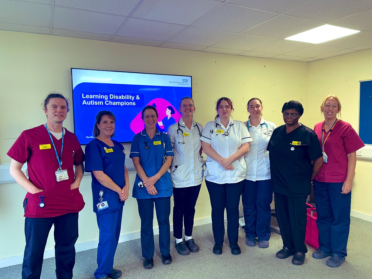lois_mitchell_'s tweet photo. 8 new Learning Disability and Autism Champions trained 💪🏼💙🏥 @Antonialynch @alfredothompso @JoBaker_6 https://t.co/aStJJIGgnQ