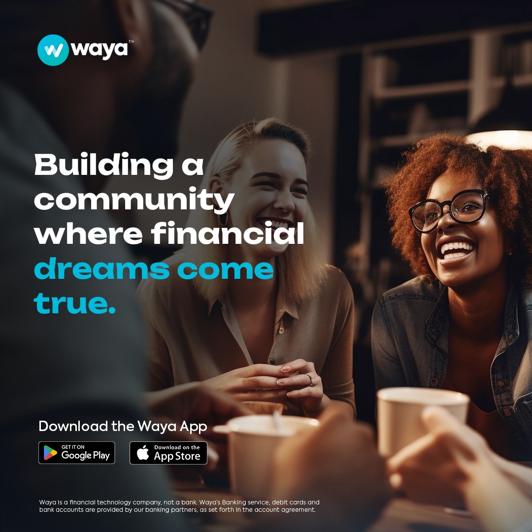 ...because chasing dreams is more fun when you do it with friends!
Join the Waya Community and turn your financial dreams into a shared adventure! 🚀

#WayaCares