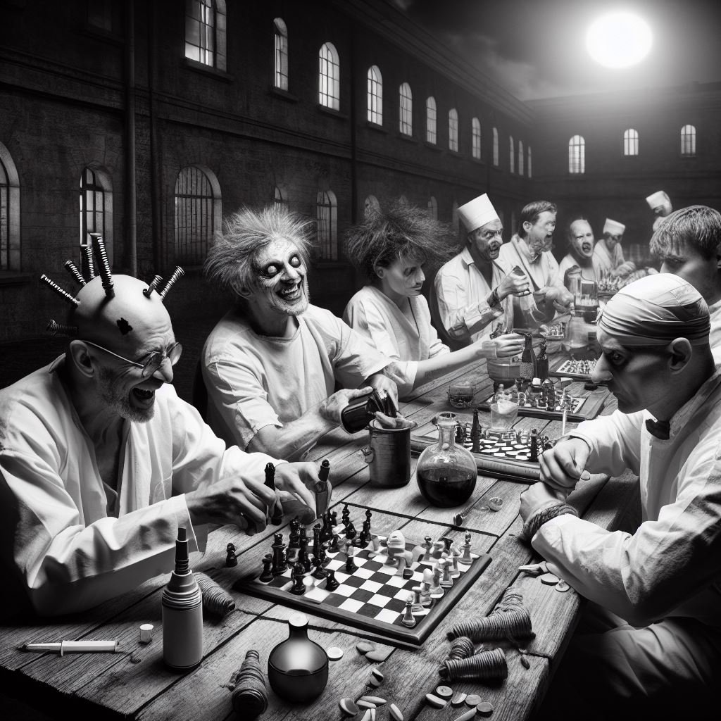 addict3d2findom's tweet image. Went to my local chess club last night . . . took a few pics:
#aiart #aichess #chesshumor #chess