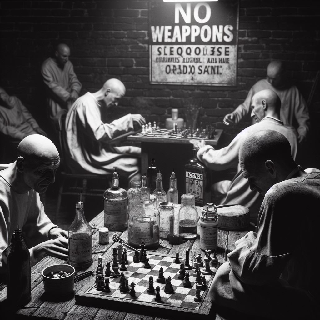 addict3d2findom's tweet image. Went to my local chess club last night . . . took a few pics:
#aiart #aichess #chesshumor #chess